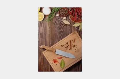 94142 stock photo various spices on wooden background top view with copy space 271545299 copiar